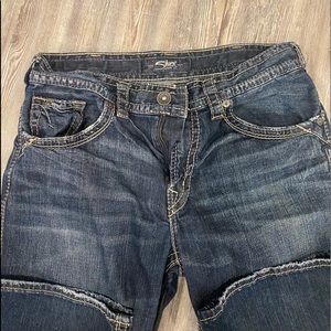 Men’s silver jeans